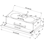 Thomson 百年經典法國品牌 TM-RH608 60厘米 拉趟式油煙機 (嵌入式)